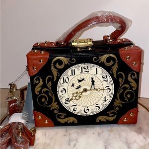 Peter Pan clock crossbody! Loungefly! NWT RARE & HTF